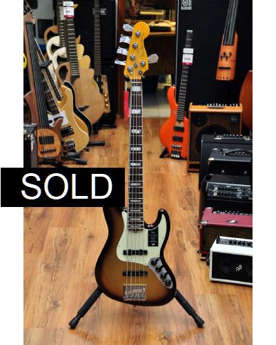 Fender American Ultra Jazz Bass V Mocha Burst